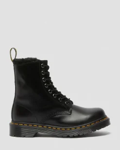 Dr. Martens 1460 Serena Imitatiebont Gevoerde Laarzen^UNISEX Veterlaarzen|Enkellaarzen