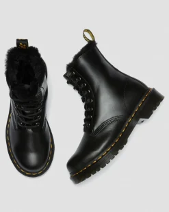 Dr. Martens 1460 Serena Imitatiebont Gevoerde Laarzen^UNISEX Veterlaarzen|Enkellaarzen