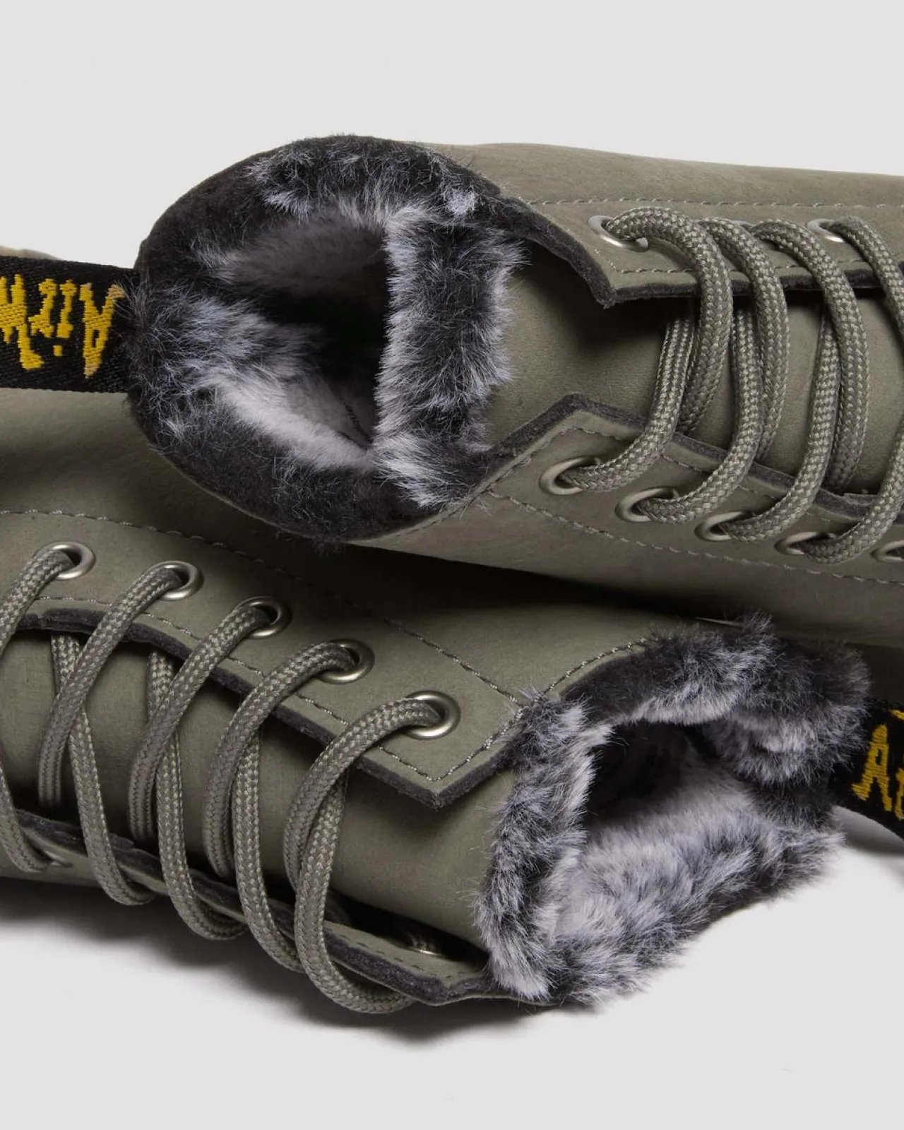 Dr. Martens 1460 Serena Imitatiebont Gevoerde Nubuck Veterlaarzen^UNISEX Veterlaarzen|Enkellaarzen
