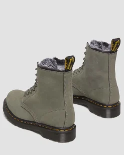 Dr. Martens 1460 Serena Imitatiebont Gevoerde Nubuck Veterlaarzen^UNISEX Veterlaarzen|Enkellaarzen
