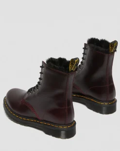 Dr. Martens 1460 Serena Imitatiebont Gevoerde Laarzen^UNISEX Veterlaarzen|Enkellaarzen