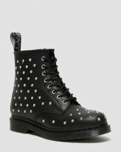 Dr. Martens 1460 Stud Wanama Leather Lace Up Boots^UNISEX Enkellaarzen|Veterlaarzen