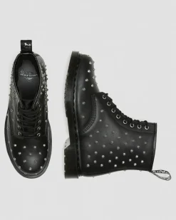 Dr. Martens 1460 Stud Wanama Leather Lace Up Boots^UNISEX Enkellaarzen|Veterlaarzen