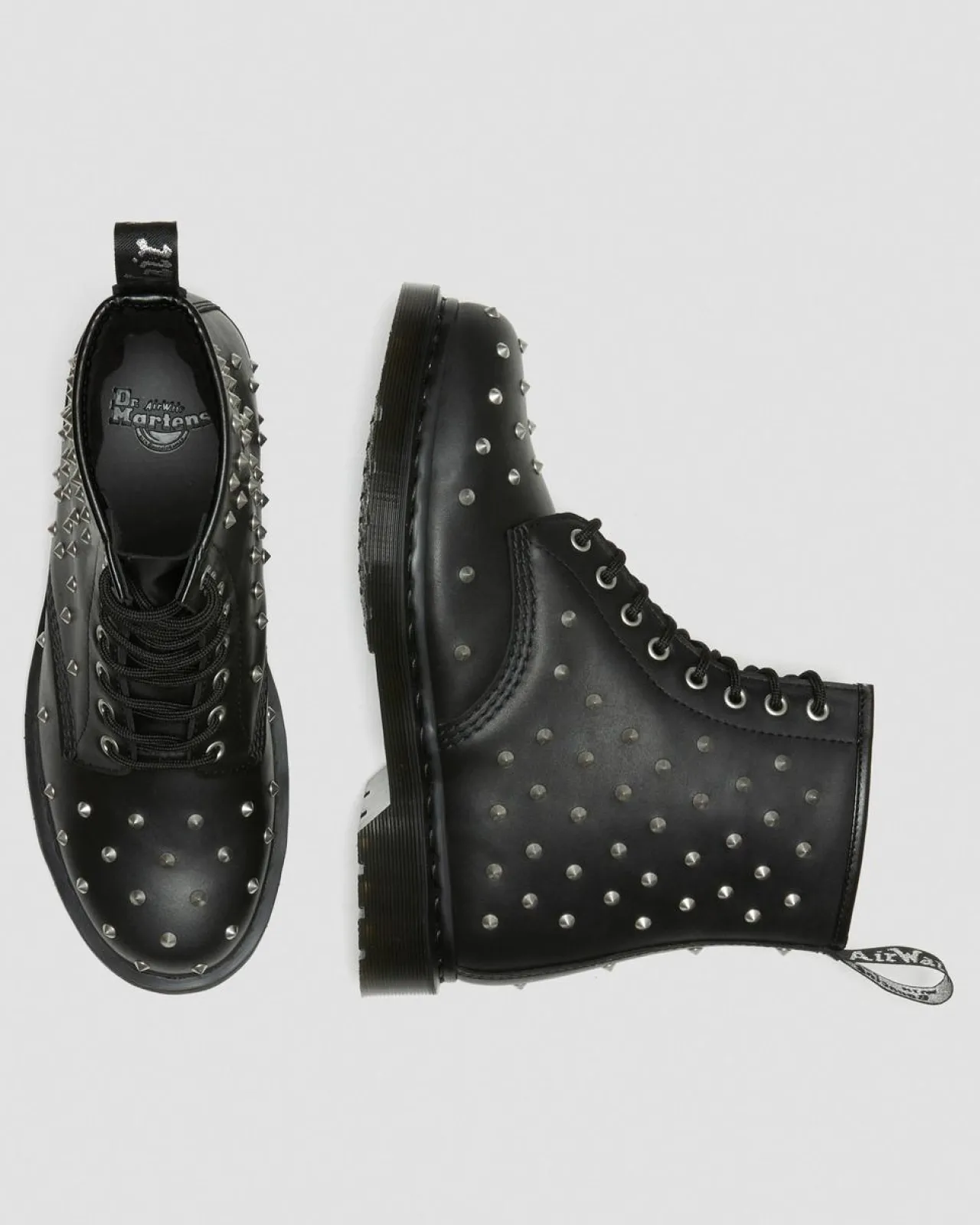 Dr. Martens 1460 Stud Wanama Leather Lace Up Boots^UNISEX Enkellaarzen|Veterlaarzen