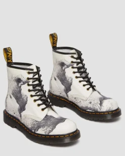 Dr. Martens 1460 Tate Decalcomania Leren Laarzen^UNISEX Enkellaarzen|Veterlaarzen