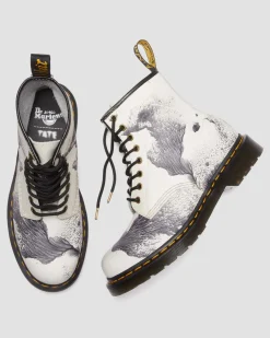 Dr. Martens 1460 Tate Decalcomania Leren Laarzen^UNISEX Enkellaarzen|Veterlaarzen