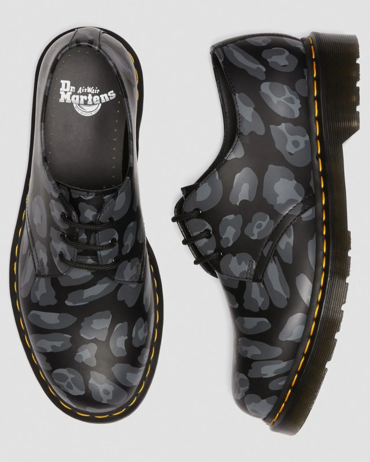 Dr. Martens 1461 Vervormde Luipaard Print Schoenen^UNISEX Heren Sale|Originals