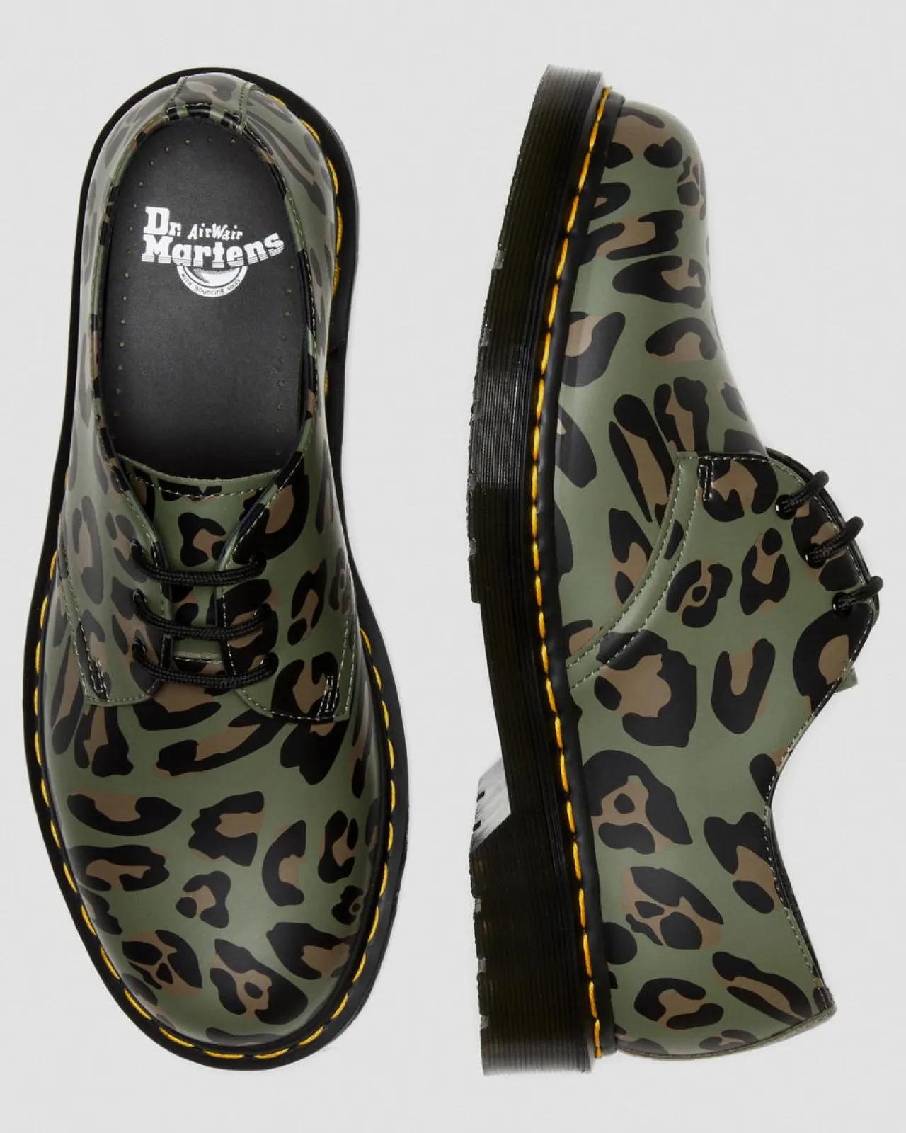 Dr. Martens 1461 Vervormde Luipaard Print Schoenen^UNISEX Heren Sale|Originals