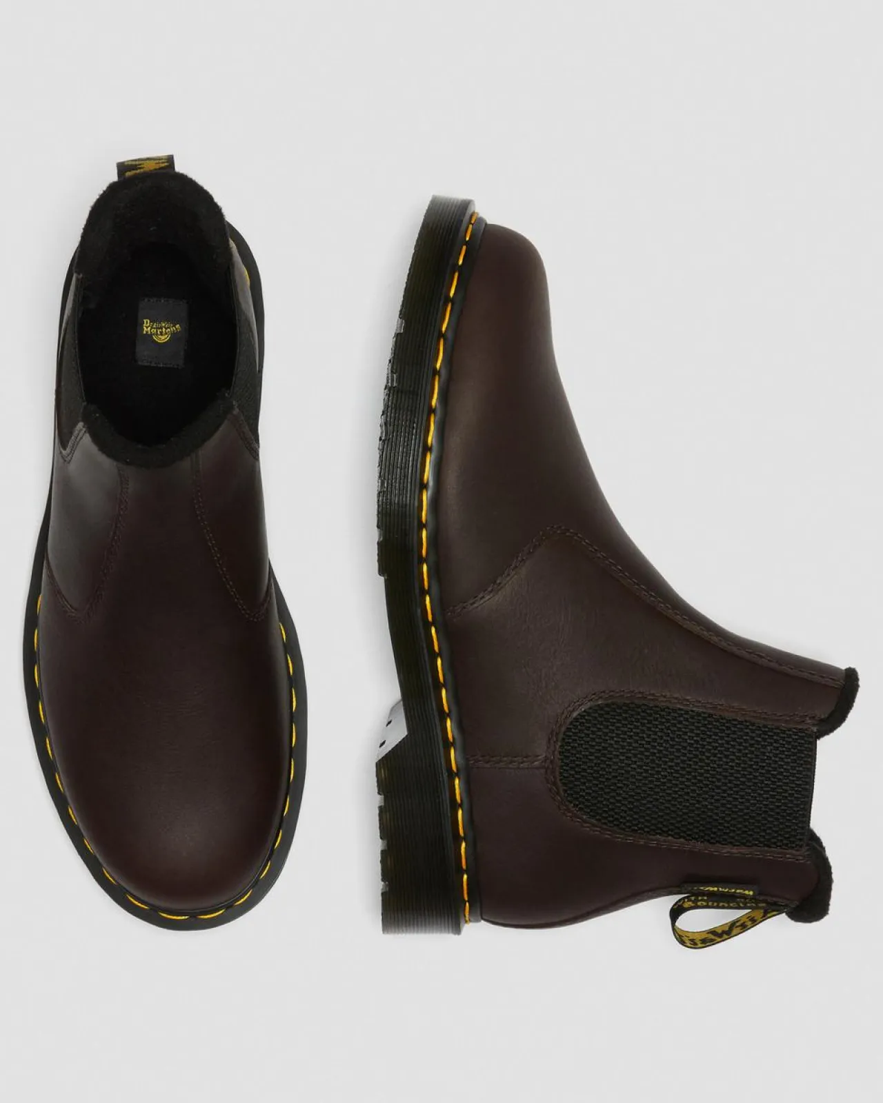 Dr. Martens 2976 Warmwair Valor Wp Leren Chelsea Laarzen^MENS Enkellaarzen|Winter Stijlen