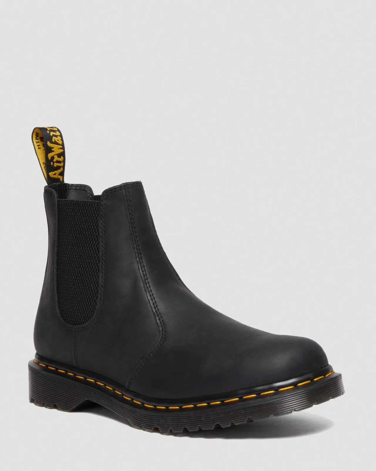 Dr. Martens 2976 Waxed Volnerf Leren Chelsea Boots in Zwart^WOMENS Nieuw Binnen|Trending Stijlen