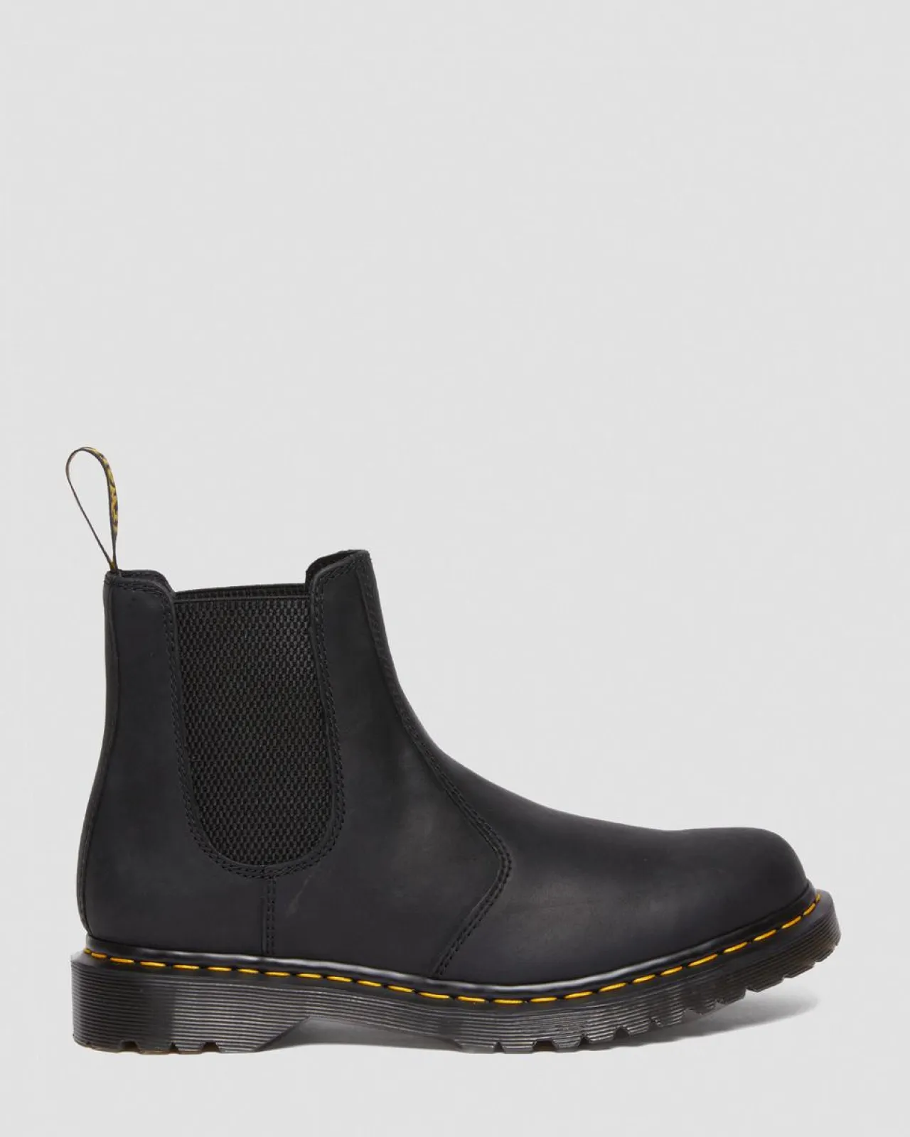 Dr. Martens 2976 Waxed Volnerf Leren Chelsea Boots in Zwart^WOMENS Nieuw Binnen|Trending Stijlen