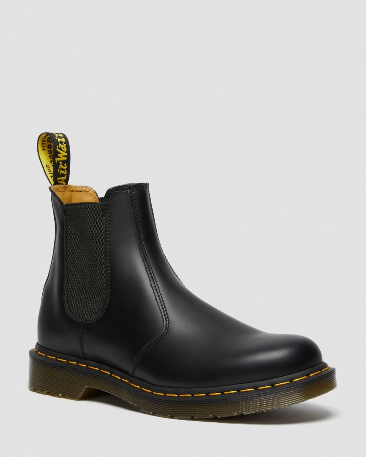 Dr. Martens 2976 Yellow Stitch Smooth Leren Chelsea Boots^TRENDING-STYLES-UK Originals|Trending Stijlen