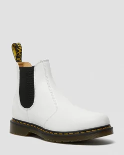 Dr. Martens 2976 Yellow Stitch Smooth Leren Chelsea Boots^TRENDING-STYLES-UK Heren Sale|Originals
