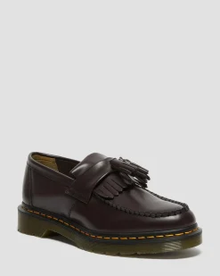 Dr. Martens Adrian Gele Stiksel Smooth Leren Tassle Loafers^WOMENS Originals|Nette Schoenen