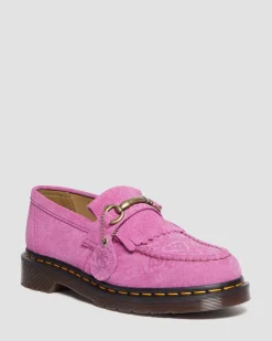 Dr. Martens Adrian Snaffle Repello Emboss Suede Kiltie Loafers^UNISEX Originals|Loafers