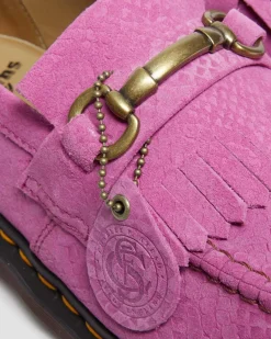 Dr. Martens Adrian Snaffle Repello Emboss Suede Kiltie Loafers^UNISEX Originals|Loafers