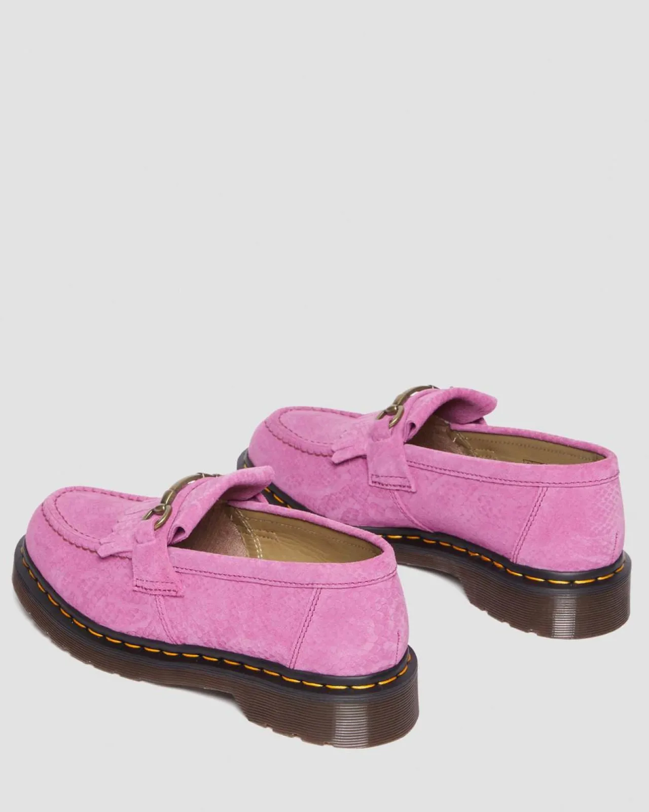 Dr. Martens Adrian Snaffle Repello Emboss Suede Kiltie Loafers^UNISEX Originals|Loafers