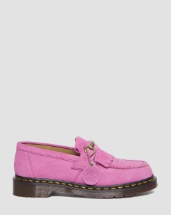 Dr. Martens Adrian Snaffle Repello Emboss Suede Kiltie Loafers^UNISEX Originals|Loafers