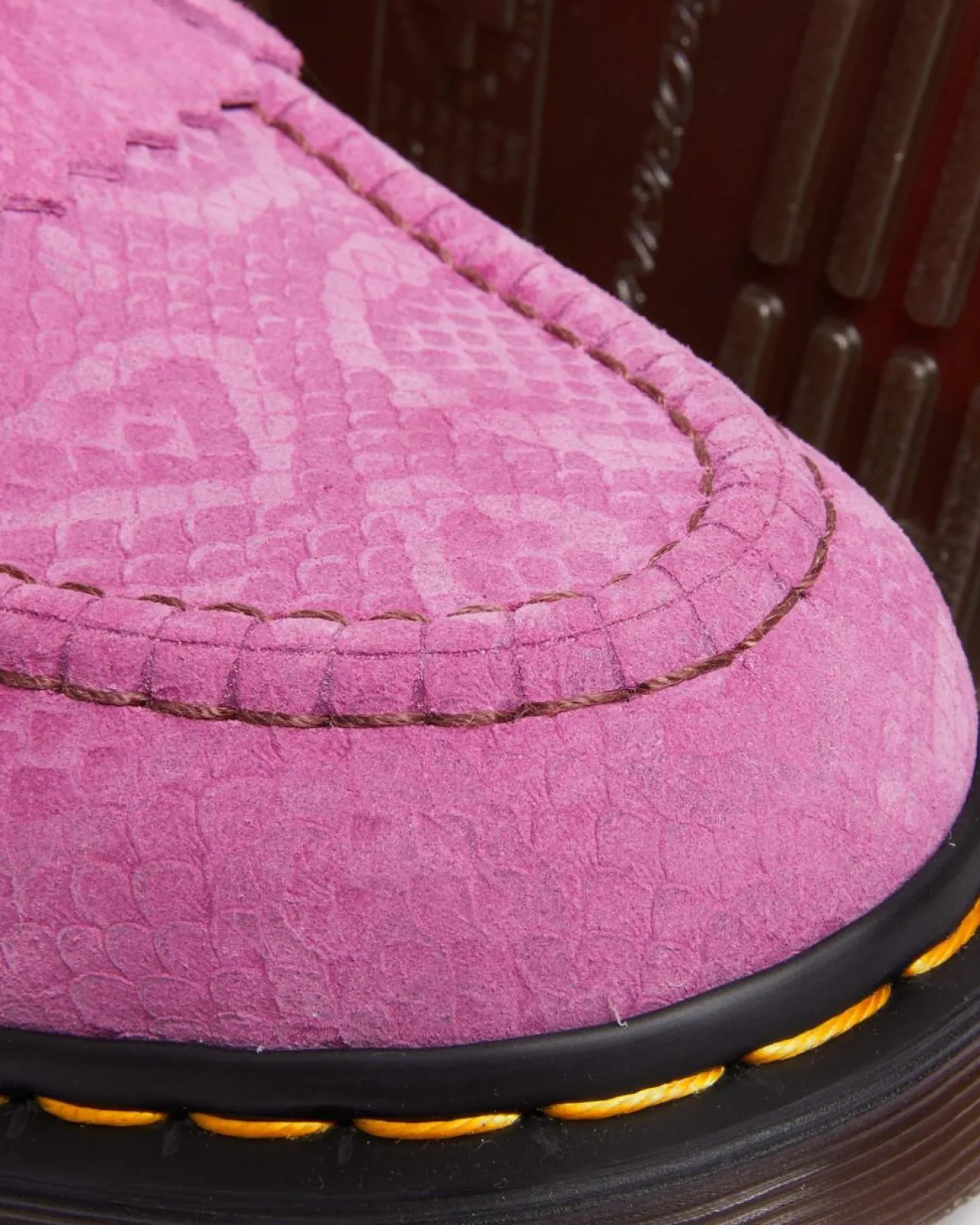 Dr. Martens Adrian Snaffle Repello Emboss Suede Kiltie Loafers^UNISEX Originals|Loafers