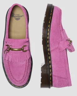 Dr. Martens Adrian Snaffle Repello Emboss Suede Kiltie Loafers^UNISEX Originals|Loafers