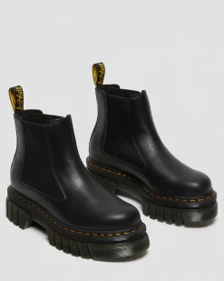 Dr. Martens Audrick Nappa Lux Leren Platform Chelsea Boots^GIFTS Platform Laarzen|Enkellaarzen