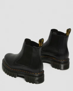Dr. Martens Audrick Nappa Lux Leren Platform Chelsea Boots^GIFTS Platform Laarzen|Enkellaarzen