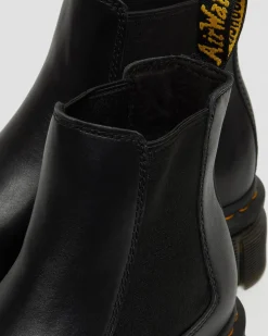 Dr. Martens Audrick Nappa Lux Leren Platform Chelsea Boots^GIFTS Platform Laarzen|Enkellaarzen