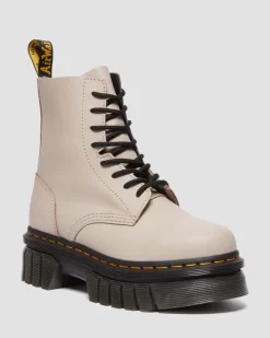 Dr. Martens Audrick Nappa Lux Platform Enkellaarzen^GIFTS Platform Laarzen|Dames Sale