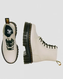 Dr. Martens Audrick Nappa Lux Platform Enkellaarzen^GIFTS Platform Laarzen|Veterlaarzen