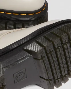 Dr. Martens Audrick Nappa Lux Platform Enkellaarzen^GIFTS Platform Laarzen|Veterlaarzen