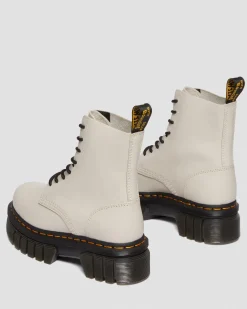 Dr. Martens Audrick Nappa Lux Platform Enkellaarzen^GIFTS Platform Laarzen|Veterlaarzen
