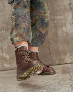 Dr. Martens Barton Shearling Gevoerde Leren Enkellaarzen^GIFTS Enkellaarzen|Winter Stijlen