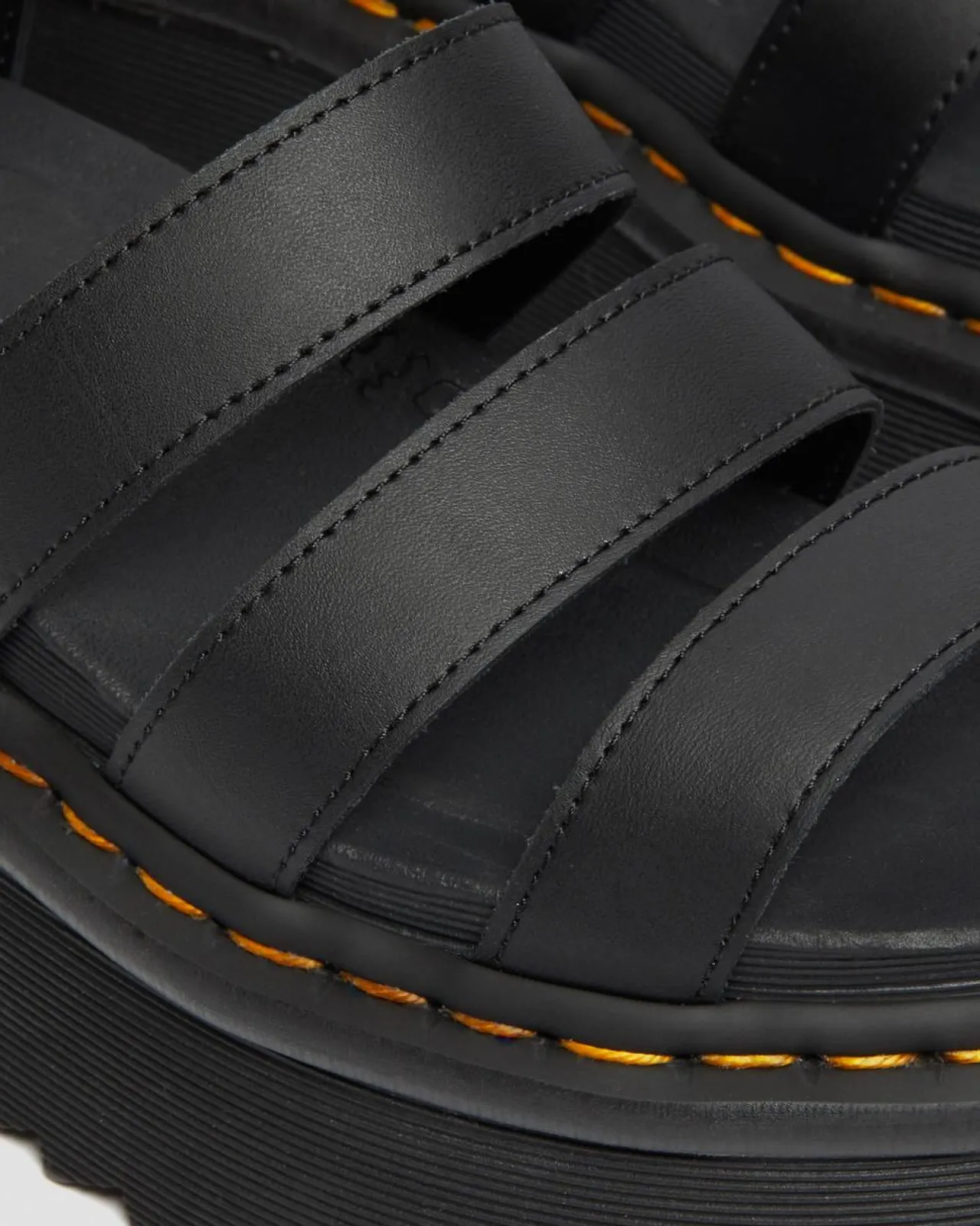 Dr. Martens Blaire Quad Hydro Leren Platform Gladiator Sandalen^WOMENS Lichte Sandalen|Platform Sandalen