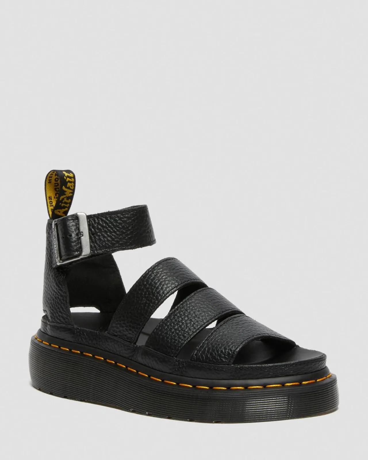 Dr. Martens Clarissa II Quad Gemalen Nappa Leren Platform Sandalen^WOMENS Platform Sandalen|Gladiator Sandalen