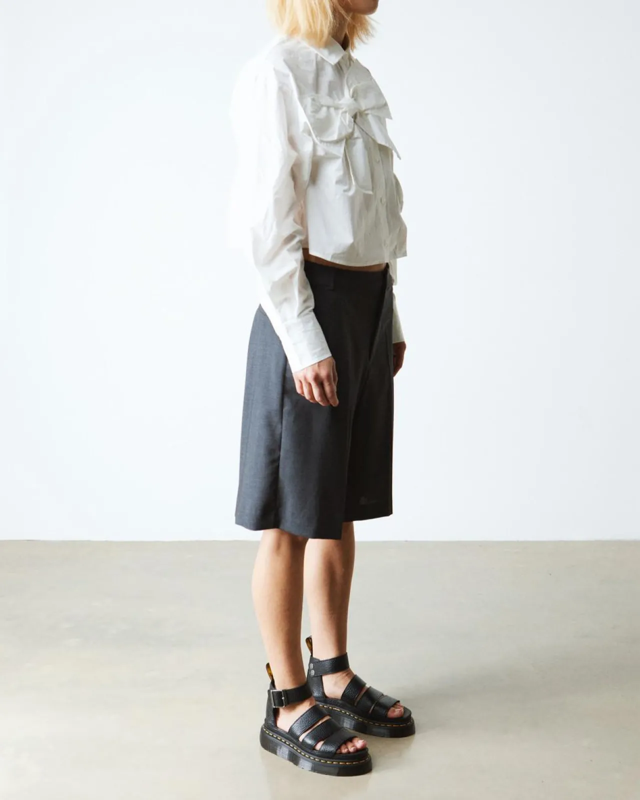 Dr. Martens Clarissa II Quad Gemalen Nappa Leren Platform Sandalen^WOMENS Platform Sandalen|Gladiator Sandalen
