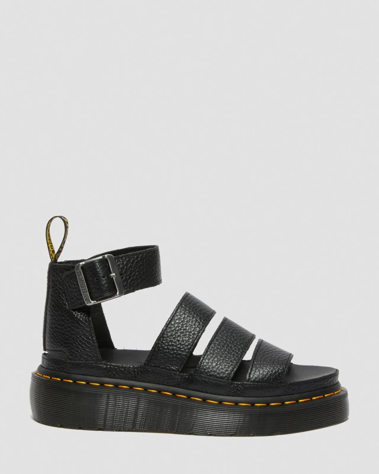 Dr. Martens Clarissa II Quad Gemalen Nappa Leren Platform Sandalen^WOMENS Platform Sandalen|Gladiator Sandalen