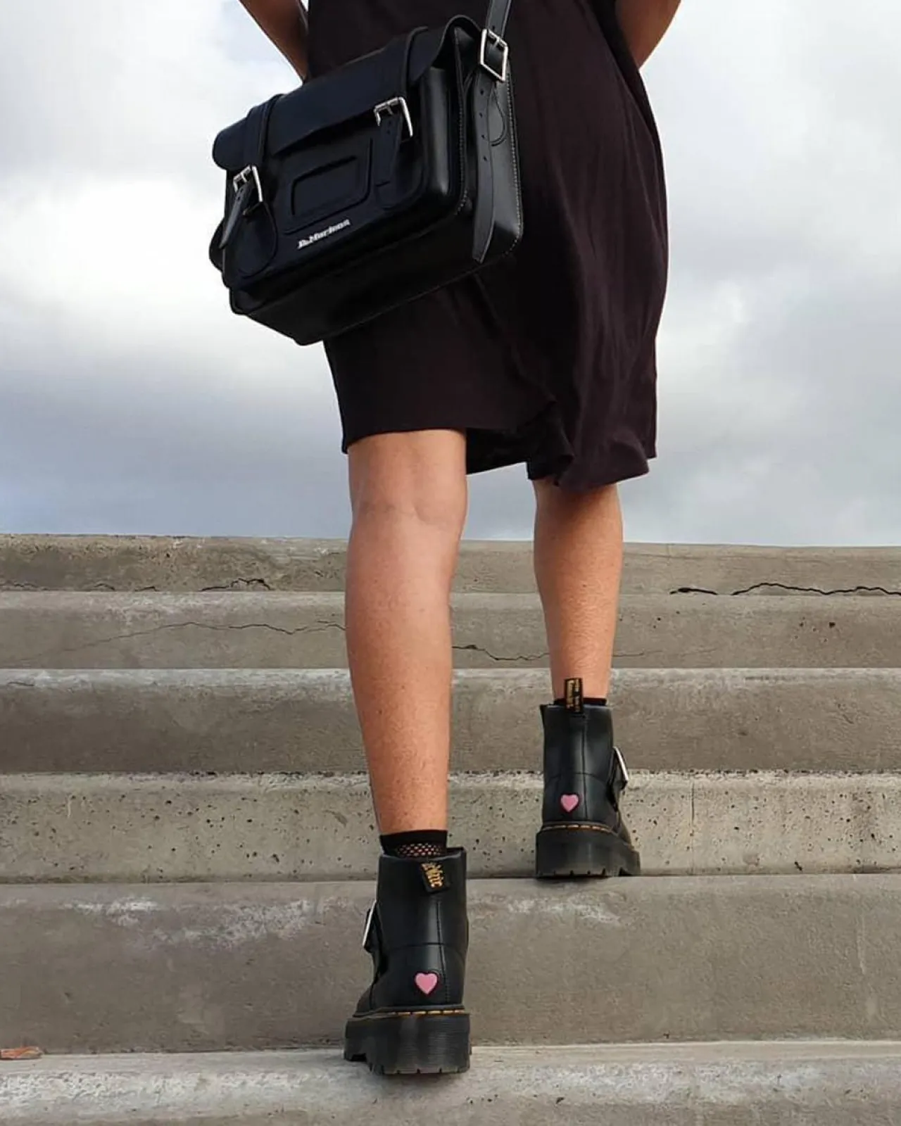 Dr. Martens 28cm Kiev Smooth Leren Boekentas^ACCESSORIES Leren Tassen|Tassen