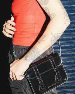 Dr. Martens 18cm Lakleren Schoudertas^ACCESSORIES Accessoires Sale|Leren Tassen