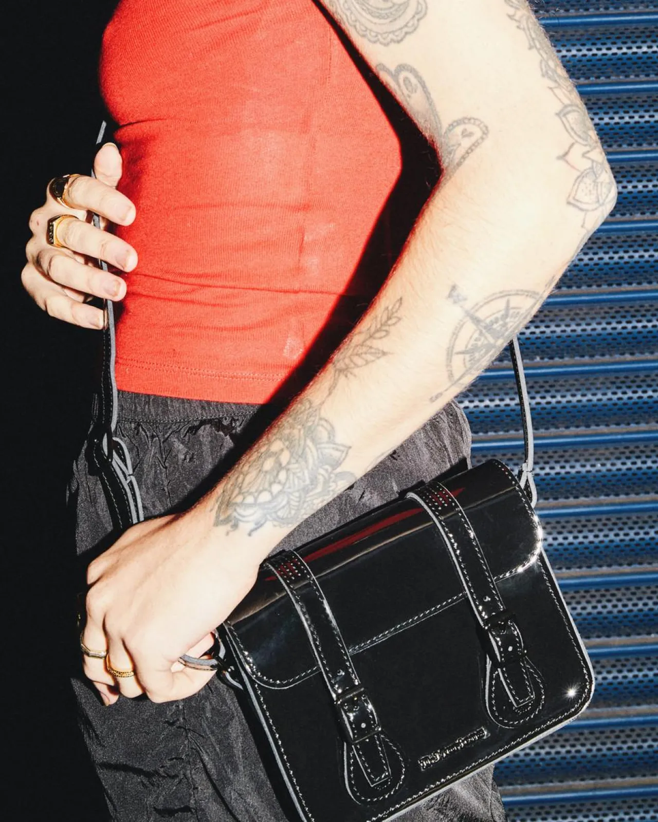 Dr. Martens 18cm Lakleren Schoudertas^ACCESSORIES Accessoires Sale|Leren Tassen