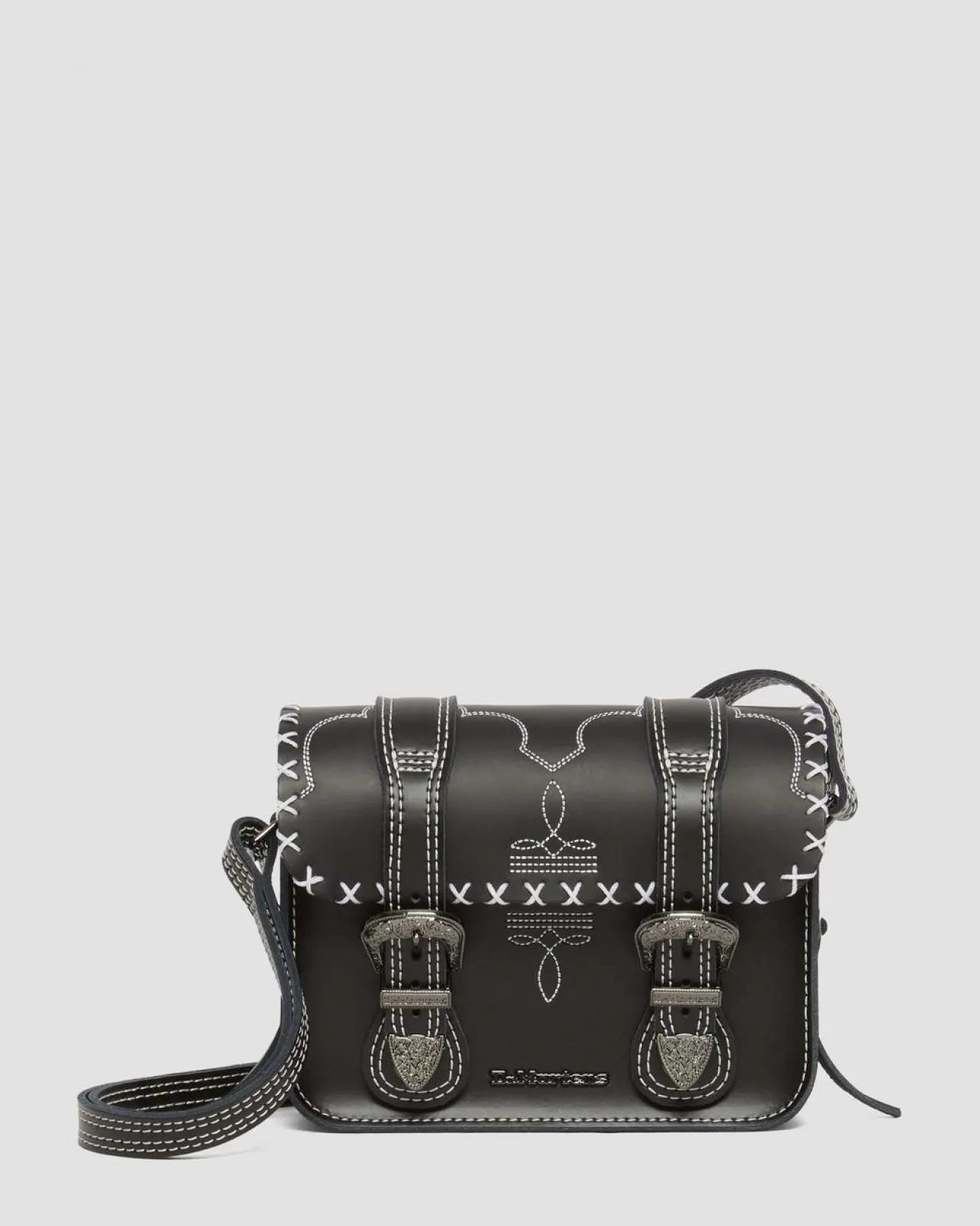Dr. Martens CONTRASTERENDE STEEK LEREN SCHOUDERTAS 18 CM^ Tassen|TASSEN