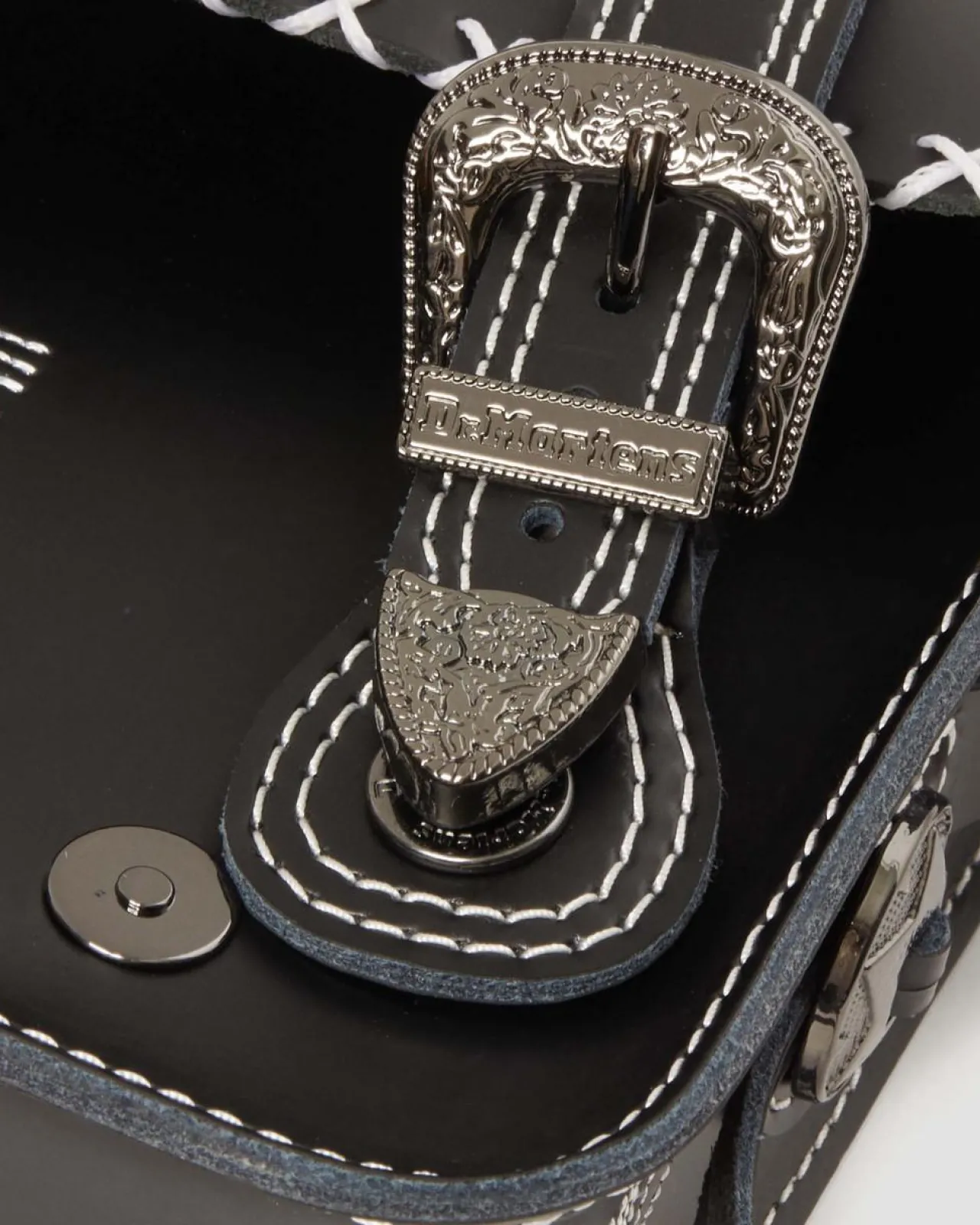 Dr. Martens CONTRASTERENDE STEEK LEREN SCHOUDERTAS 18 CM^ Tassen|TASSEN