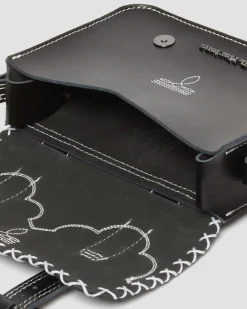 Dr. Martens CONTRASTERENDE STEEK LEREN SCHOUDERTAS 18 CM^ Tassen|TASSEN