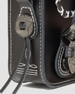 Dr. Martens CONTRASTERENDE STEEK LEREN SCHOUDERTAS 18 CM^ Tassen|TASSEN