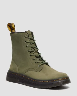 Dr. Martens Crewson Leren Veterlaarzen^UNISEX Suède|Trending Stijlen