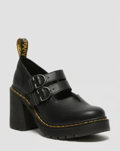 Dr. Martens Eviee Sendal Leren Mary Jane Schoenen met Hak^WOMENS Schoenen|Trending Stijlen