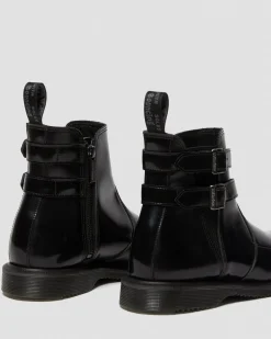 Dr. Martens FLORA GEPOLIJSTE SMOOTH LEREN CHELSEA BOOTS^WOMENS Chelsea Boots
