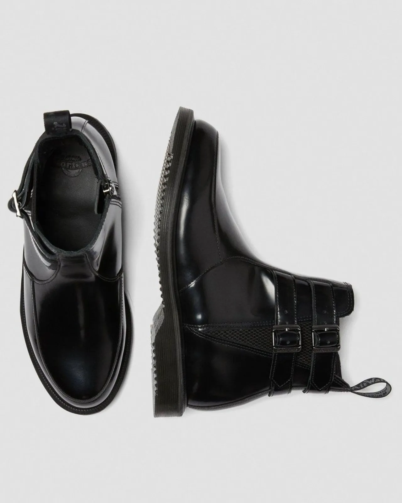 Dr. Martens FLORA GEPOLIJSTE SMOOTH LEREN CHELSEA BOOTS^WOMENS Chelsea Boots
