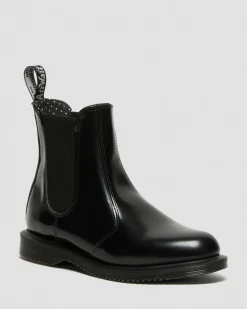Dr. Martens Flora Leren Chelsea Boots^UNISEX Veterlaarzen|Enkellaarzen