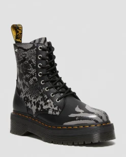 Dr. Martens Jadon Animal Clash Leren Platform Laarzen^UNISEX Platform Laarzen|Laarzen