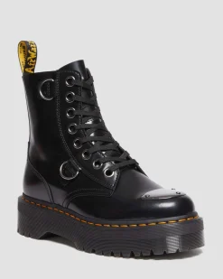 Dr. Martens Jadon Buttero Leren Platformlaarzen^UNISEX Enkellaarzen|Laarzen